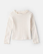 Toddler Girl 2-Piece PlaidCotton Long-Sleeve Dress Set - Red, image 2 of 5 slides