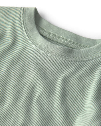Toddler 2-Piece Long-Sleeve Pajama Set in Green, 