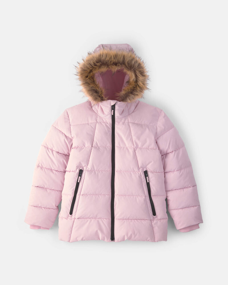Girls  Bubble Urban Jacket- Pink, image 1 of 4 slides