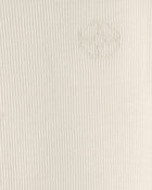 Toddler Girl Long-Sleeve Rib Top - Cream, image 2 of 3 slides