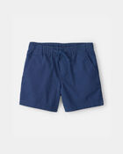 Toddler Boy Canvas Shorts - Blue, image 1 of 4 slides