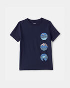 Toddler Boy Mountainscape Graphic Tee - Blue, image 1 of 3 slides