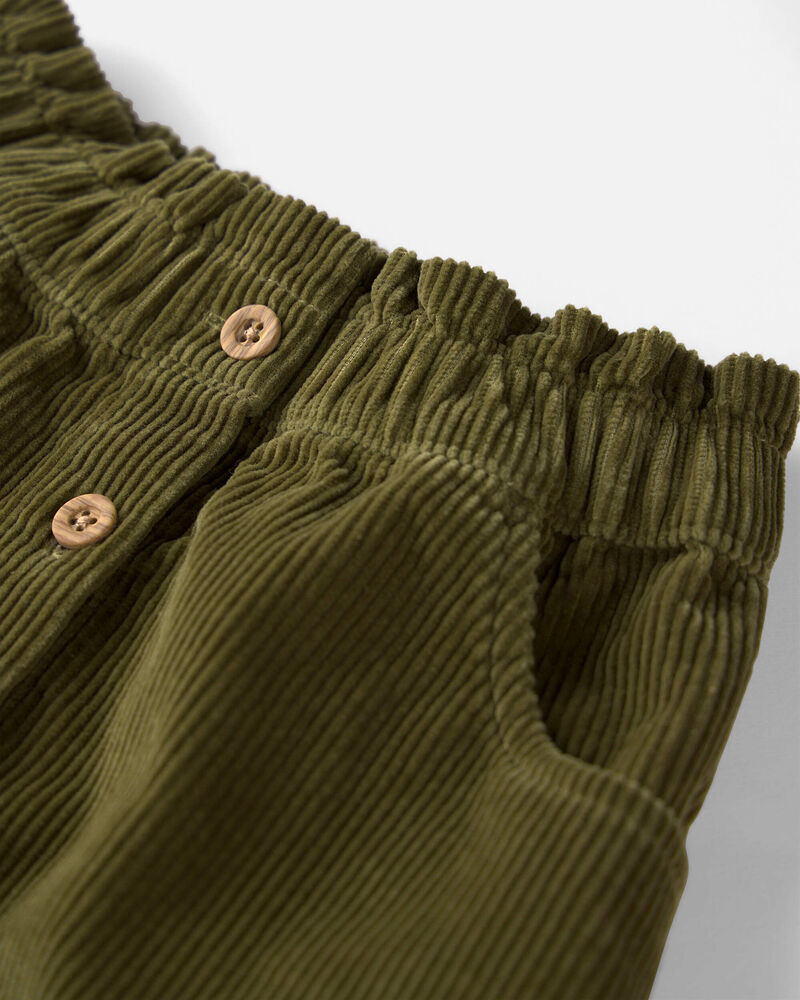 Toddler Girl Organic Cotton Corduroy Skirt, image 2 of 4 slides