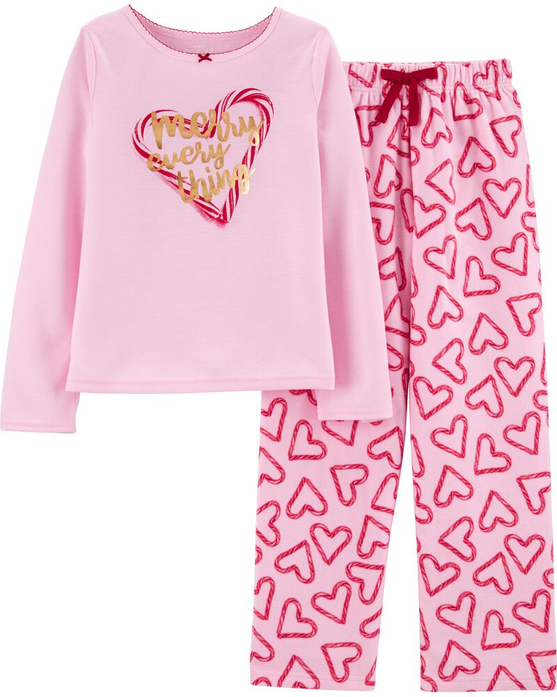 2-Piece Candy Cane PJs, image 1 of 2 slides
