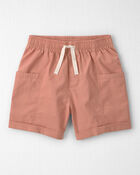 Boys 2-Piece Shorts Set Made with Organic Cotton in Citrus, image 3 of 8 slides