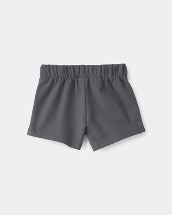 B&eacute;b&eacute; fille - Short en jersey bouclette - Gris, 