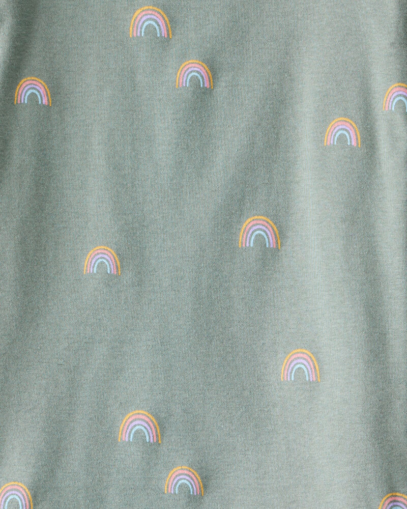 Kid Organic Cotton Pyjamas in Magical Rainbow Print, image 3 of 4 slides