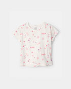 Girls 'Love' Top - Ivory, image 1 of 3 slides