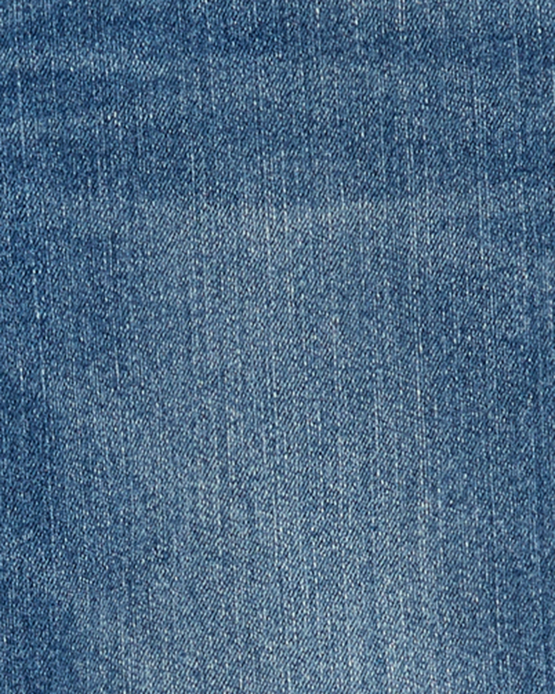 Enfant Jeans de coupe fuseau à délavage indigo vif, image 3 sur 5 diapositives