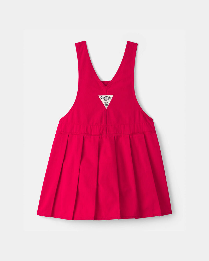 Tout-petit fille - Jupe-salopette - Rouge, image 2 sur 3 diapositives