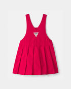 Tout-petit fille - Jupe-salopette - Rouge, image 2 sur 3 diapositives