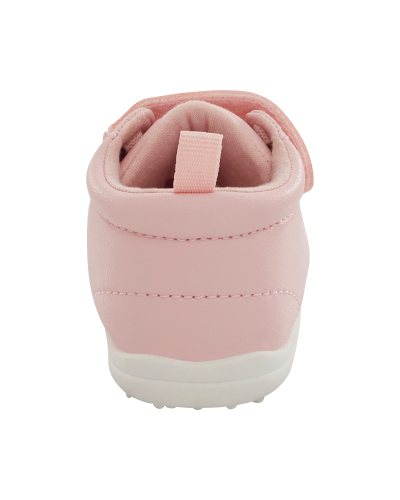  Every Step® First Walker  High-Top Sneakers - Pink, image 3 of 8 slides