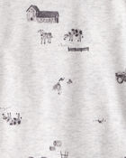 Baby Boy 4-Pack Sheep Print Long-Sleeve Multipack Bodysuits - White, image 3 of 6 slides