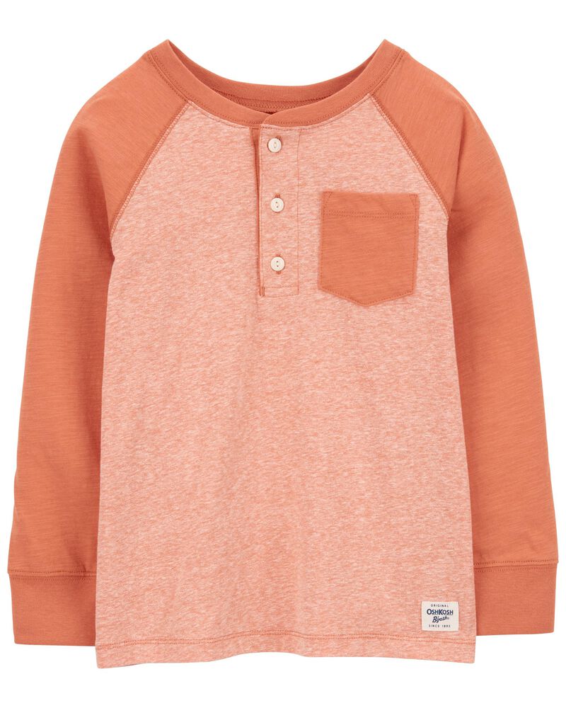 Enfant Haut henley &agrave; poche, image 1 sur 2 diapositives