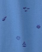 Baby Girl 5-Pack Beach Multipack Bodysuits - Red/White/Blue, image 3 of 7 slides