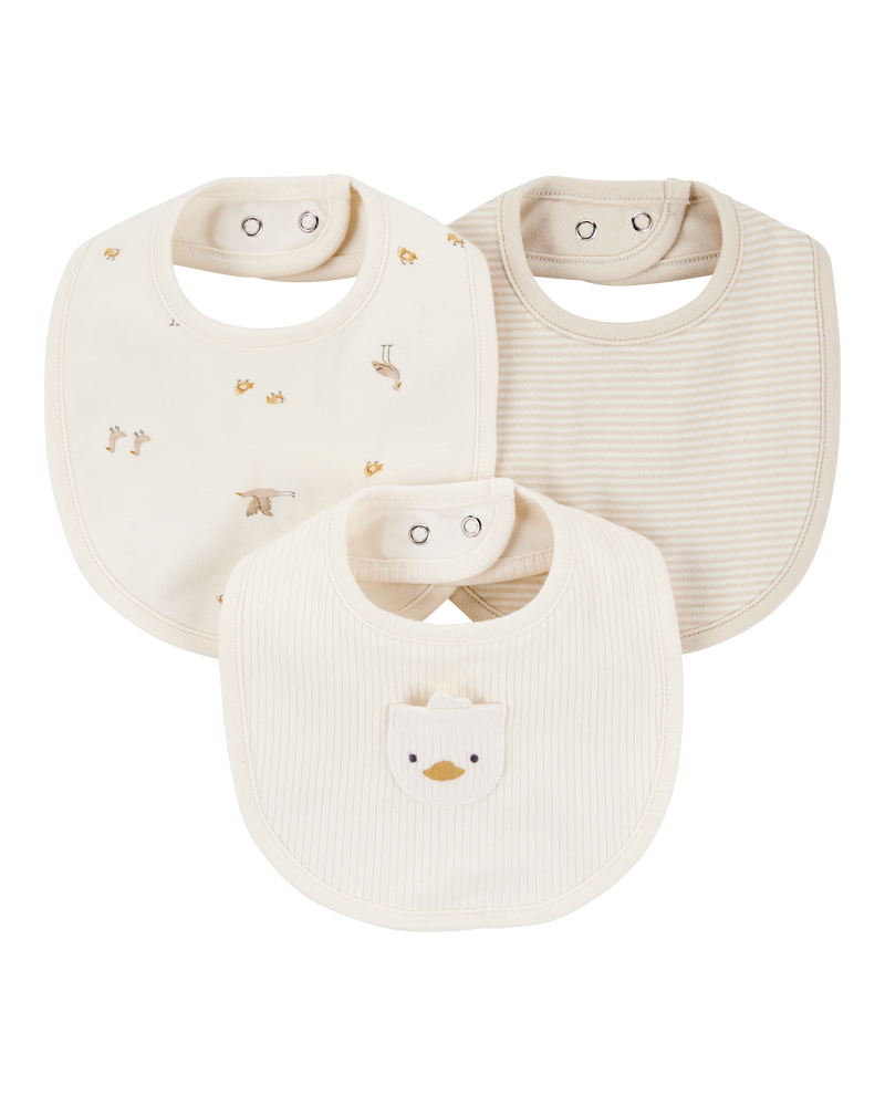Bébé Emballage de 3 bavoirs, image 1 sur 4 diapositives