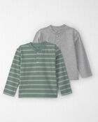 Toddler Boy 2-Pack Organic Cotton Tops, image 1 of 5 slides