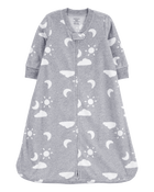 Baby Clouds 2-Way Zip Fleece Sleep Bag, image 1 of 4 slides