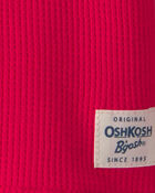 T-shirt henley manches longues isotherme - Rouge, image 2 sur 2 diapositives