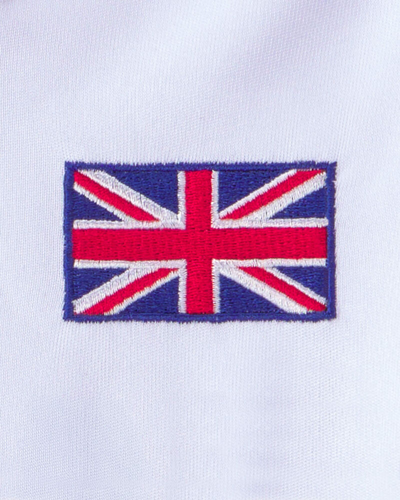 Kids Umbro England Soccer Jersey - White, image 5 of 6 slides
