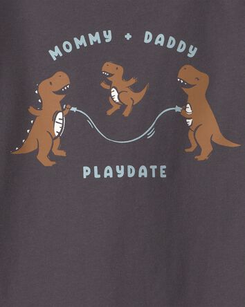 Toddler Boy Dinosaur Long-Sleeve Graphic Tee - Black, 
