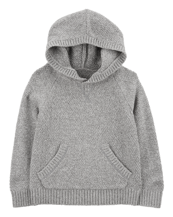 Baby Chunky Waffle Pullover Sweater - Gray, 
