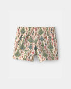 B&eacute;b&eacute; gar&ccedil;on - Short en lin &agrave; motif de poisson - Beige, image 2 sur 3 diapositives