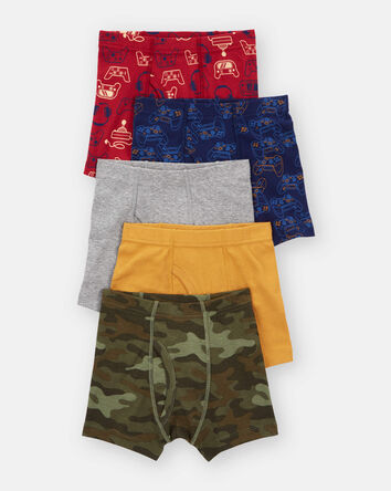 Tout-petit gar&ccedil;on - Emballage de 5 cale&ccedil;ons boxers &agrave; motif jeux vid&eacute;o, 