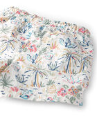 Toddler Boy Recycled Swim Trunks in Tropical Paradise Print, image 3 of 5 slides