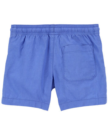 Pull-On Linen Shorts, 