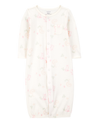 Bébé Ensemble 3 pièces robe de nuit convertible à lapin et bonnet, image 2 sur 4 diapositives