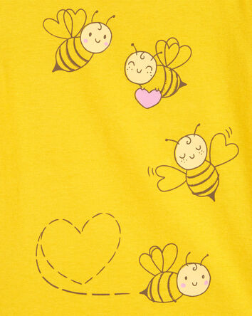 T-shirt à imprimé d’abeille, 