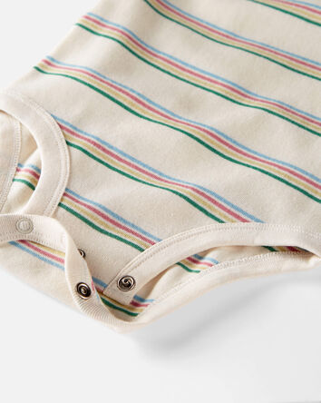 Baby 3-Pack Organic Cotton Halter Bodysuits , 
