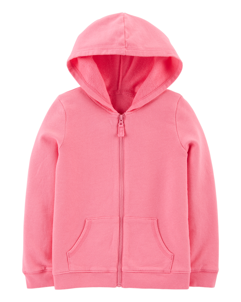 Kids Girls Kid Zip Up French Terry Hoodie 10 Carter s