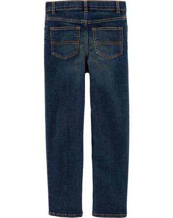 Kid Straight Jeans (Slim Fit) In Authentic Tinted Wash, 