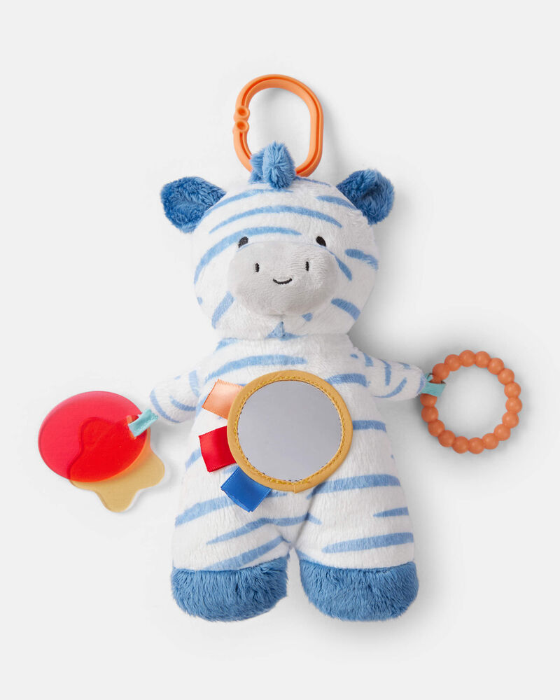 B&eacute;b&eacute; - Jouet d&rsquo;&eacute;veil z&egrave;bre en peluche, image 1 sur 2 diapositives