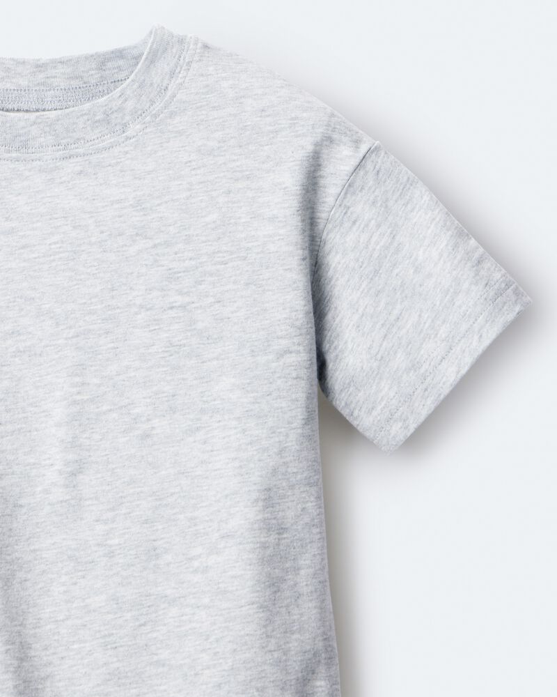 Tout-petit - T-shirt d&eacute;contract&eacute; &agrave; manches courtes et imprim&eacute; - Gris chin&eacute;, image 6 sur 6 diapositives