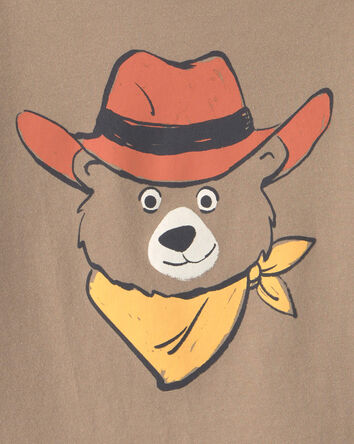 Toddler Boy Bear Long-Sleeve Graphic Tee - Brown, 