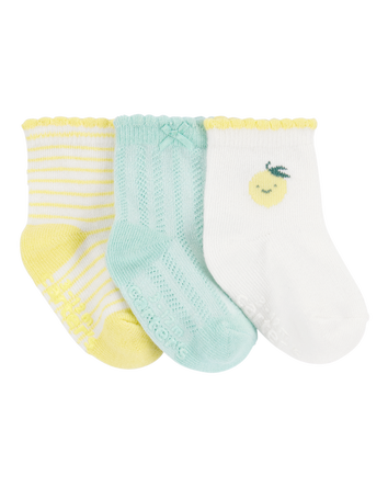 Baby Lemon 3-Pack Socks, 