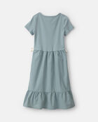 Filles - Robe mi-longue &agrave; n&oelig;ud - Bleu, image 5 sur 6 diapositives