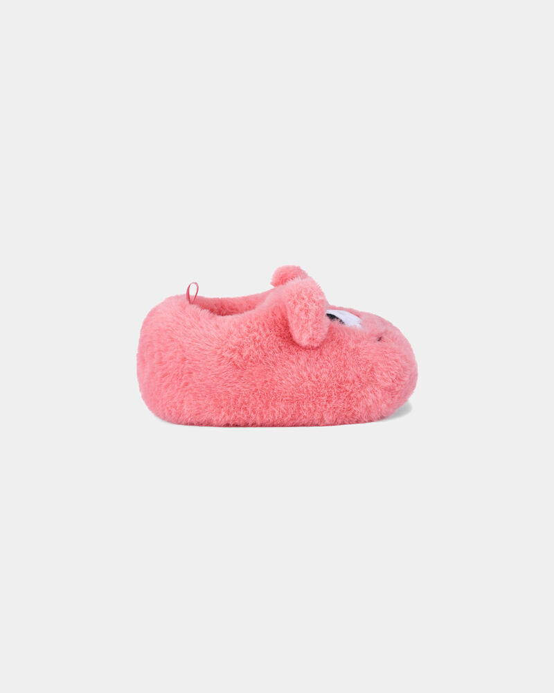 Girls Cozy Monster Slippers - Pink, image 2 of 7 slides