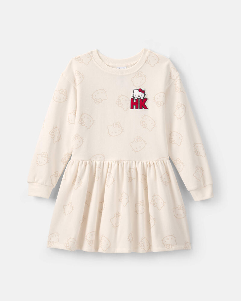 Filles - Robe manches longues Hello Kitty&reg; &ndash; Cr&egrave;me, image 1 sur 4 diapositives