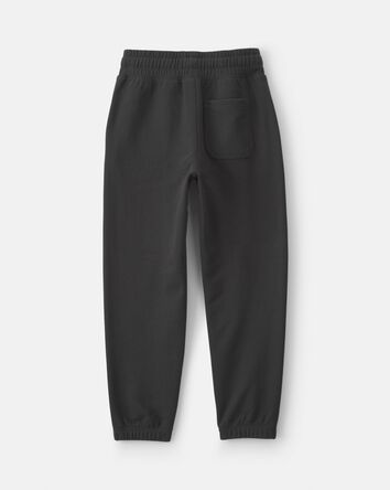 Boys 'Trick Or Treat' Spider Web Halloween French Terry Joggers - Black, 