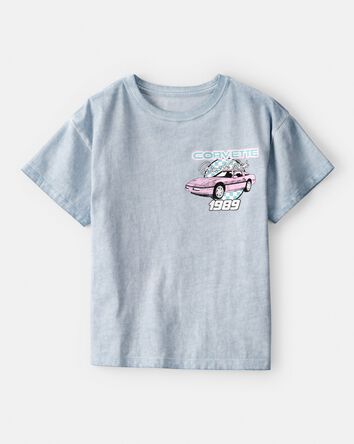 Jeune T-shirt à manches courtes Chevrolet™ Corvette™ - Bleu, 