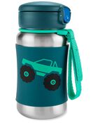 Spark Style Stainless Steel Straw Bottle -Truck, image 1 of 2 slides