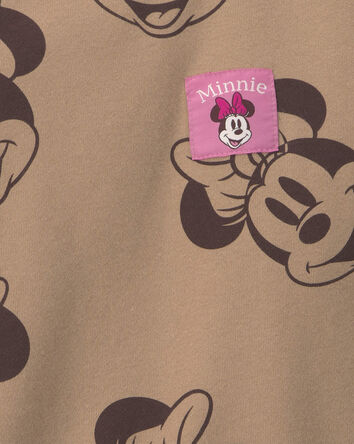 Girls Disney&copy; Minnie Mouse Fleece Pullover Sweatshirt - Brown, 