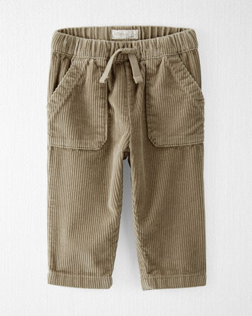 Baby Boy Organic Cotton Corduroy Pants, 
