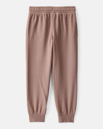 Garçons - Joggeurs actifs en molleton français - Brun, 