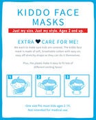 Toddler Plaid Face Mask (final sale), image 2 of 5 slides