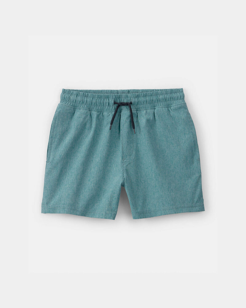 Boys Pull-On Active Shorts - Teal, image 1 of 4 slides